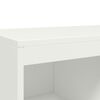 vidaXL Highboard hvit 68x39x111,5 cm stål