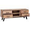 vidaXL TV-benk 120x30x45 cm heltre teak