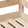 vidaXL Uttrekkbar dagseng med skuffer uten madrass 80x200 cm