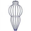 vidaXL Julefiniallys 320 LED-lys Bl&aring; Diam. 40 x 75 cm