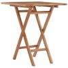vidaXL Sammenleggbart hagebord 60x60x75 cm heltre teak