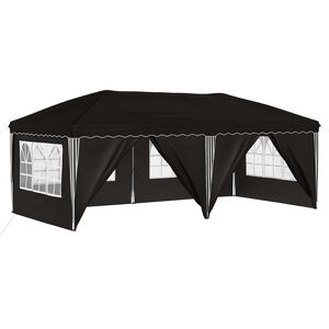 vidaXL Pop-up Festtelt 575 x 288 x 245 cm Svart