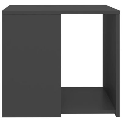 vidaXL Sidebord grå 50x50x45 cm sponplate