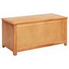 vidaXL Lagringsboks 90 x 45 x 45 cm Massivt Eiketre