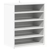 vidaXL Skoskap hvit 60x35x70 cm konstruert tre
