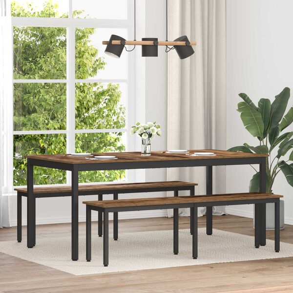 vidaXL benk Gammelt tre 160 x 35 x 45 cm Konstruert tre