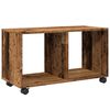 vidaXL Rulleskap gammelt tre 72x33x42,5 cm konstruert tre