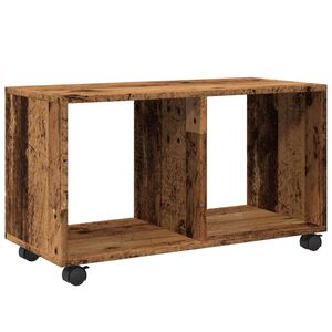 vidaXL Rulleskap gammelt tre 72x33x42,5 cm konstruert tre