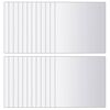vidaXL Speilfliser 48 stk kvadrat glass