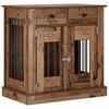 vidaXL Hundebur M&oslash;bel Gammelt tre 80 x 47,5 x 80 cm Konstruert tre