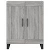 vidaXL Highboard gr&aring; sonoma 69,5x34x180 cm konstruert tre