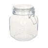 vidaXL Glasskrukker med lokk 12 stk 1 L