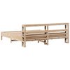 vidaXL Sengeramme uten madrass 180x200 cm heltre furu