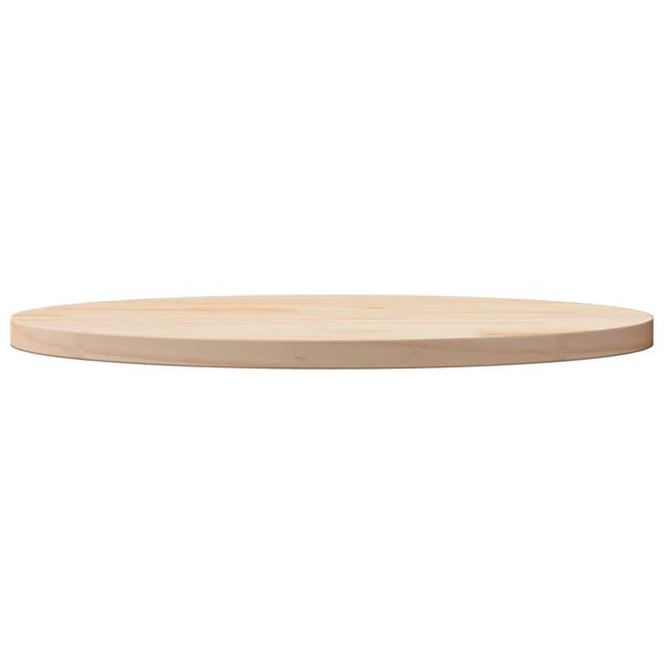vidaXL Bordplate 60x30x2,5 cm heltre furu oval