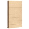 vidaXL CD-skap brun eik 102x23x177,5 cm konstruert tre
