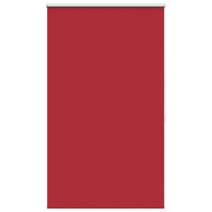 vidaXL Rullegardin m&oslash;rklegging 84,4x175 cm Stoffbredde 80 cm r&oslash;d