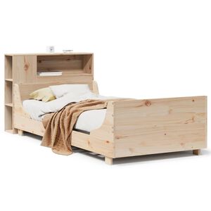 vidaXL Sengeramme uten madrass 75x190 cm heltre furu