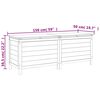 vidaXL Putekasse 150x50x56,5 cm heltre gran