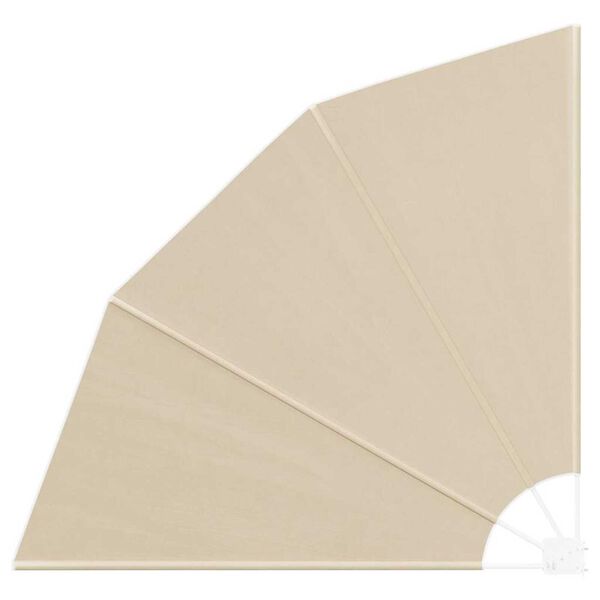 vidaXL Balkong privat skjerm Beige 160 x 160 cm Polyester