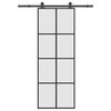 vidaXL Skyved&oslash;r med monteringssett 76x205 cm ESG glass og aluminium