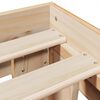 vidaXL Sengeramme uten madrass 140x190 cm heltre furu