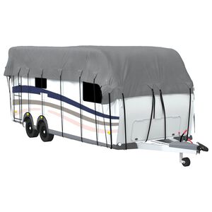 vidaXL Caravan Taktrekk gr&aring; 800x300 cm ikke-vevet stoff