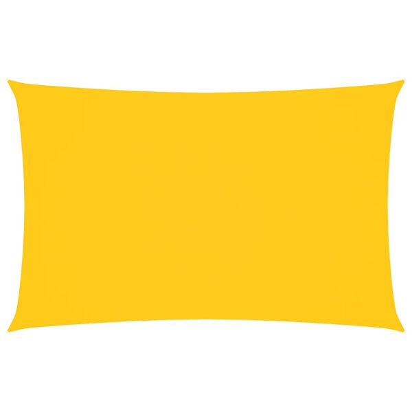 vidaXL Solseil oxfordstoff rektangul&aelig;r 4x7 m gul