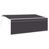 vidaXL Innvendbar Markise Antrasitt 350 x 200 cm