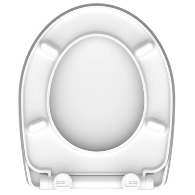 SCHÜTTE Toalettsete duroplast høyglans myk lukkefunksjon RELAXING FROG