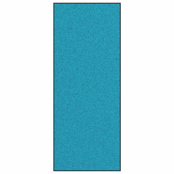 vidaXL D&oslash;rmatte Annet Cyan og svart 120 x 300 cm Polyamid og PVC