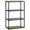 vidaXL Bokhylle 70 x 35 x 110 cm Massivt mangotre