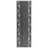 vidaXL L&oslash;perteppe FLORNES Vevd Gr&aring; Zigzag 67 x 150 cm PP 7 mm