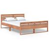 vidaXL Sengeramme heltre teak 140x200 cm