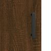 vidaXL Highboard brun eik 69,5x34x180 cm konstruert tre