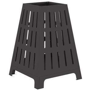 vidaXL B&aring;l Svart 50 x 50 x 70 cm Cortenst&aring;l
