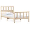 vidaXL Sengeramme heltre 90x200 cm