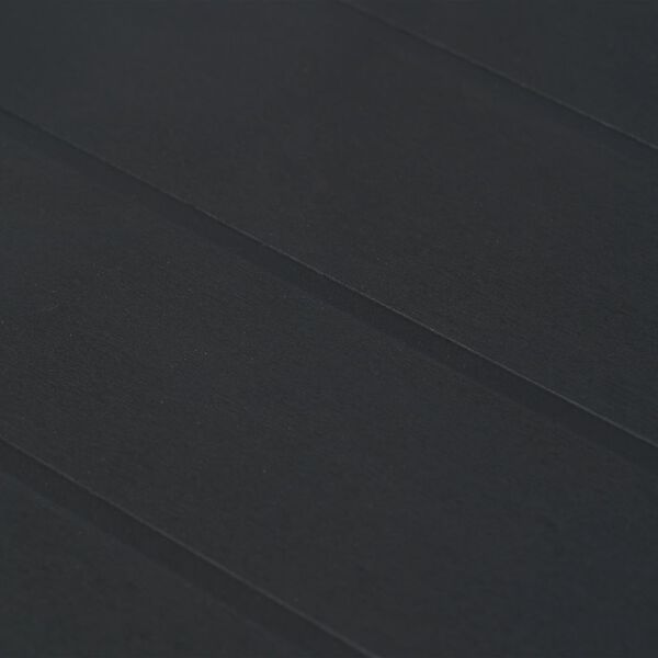 vidaXL Hagebord 220x90x72 cm plast antrasitt rottingdesign