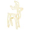 vidaXL Julereinsdyrfigur varmhvit 76x42x87 cm