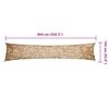 vidaXL Kamuflasjenett med oppbevaringspose 844x142 cm sand
