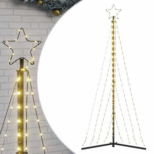 vidaXL LED Juletre 339 LEDs Varm Hvit 187 cm