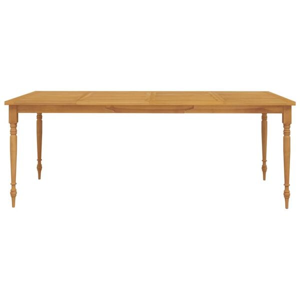 vidaXL Bataviabord 200x100x75 cm heltre teak