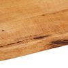 vidaXL Bordplate 110x60x3,8 cm naturlig kant heltre mango