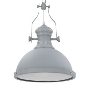 vidaXL Taklampe gr&aring; rund E27
