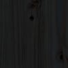 vidaXL Dagseng svart 90x190 cm heltre furu
