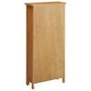 vidaXL Oppbevaringsskap 50x22x110 cm heltre eik