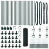 vidaXL Gjerdep&aring;le gr&oslash;nn 50 x 0,6 m (13 mm netting) St&aring;l og PVC