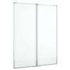 vidaXL Magnetisk tavle sammenleggbar 80x100x1,7 cm aluminium