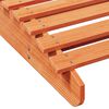 vidaXL Solseng voksbrun 205x70x31,5 cm heltre furu