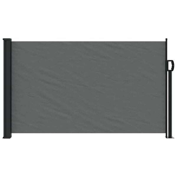 vidaXL Uttrekkbar sidemarkise antrasitt 117x300 cm