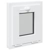 vidaXL Kjellervindu Intern Farge Hvit RISOR 40 x 45 cm